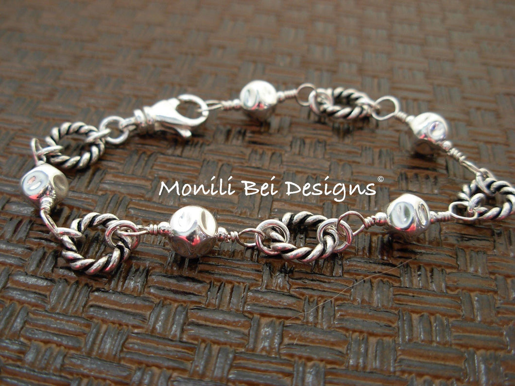 Ring and Ball Bracelet