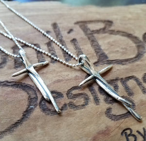 Free Form Cross Necklace