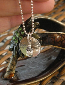 Silver Pool Pearl Necklace