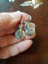 Load image into Gallery viewer, Vintage Dragonfly Button Earrings
