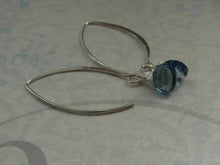 Load image into Gallery viewer, AAA Grade London Blue Topaz Earrings
